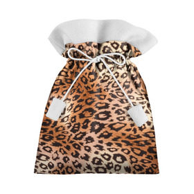Подарочный 3D мешок с принтом Леопардовая шкура в Екатеринбурге, 100% полиэстер | Размер: 29*39 см | гепард | гламур | леопард | мода | роскошь | шерсть