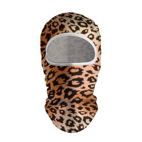 Балаклава 3D с принтом Леопардовая шкура в Екатеринбурге, 100% полиэстер, ткань с особыми свойствами — Activecool | плотность 150–180 г/м2; хорошо тянется, но при этом сохраняет форму. Закрывает шею, вокруг отверстия для глаз кайма. Единый размер | гепард | гламур | леопард | мода | роскошь | шерсть