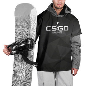Накидка на куртку 3D с принтом cs:go - Graphite (Графит) в Екатеринбурге, 100% полиэстер |  | Тематика изображения на принте: cs | csgo | го | кс