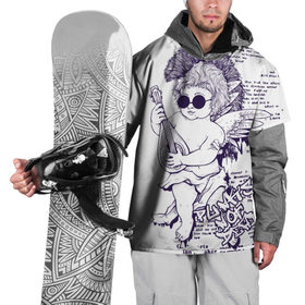 Накидка на куртку 3D с принтом Нежный ангел в Екатеринбурге, 100% полиэстер |  | Тематика изображения на принте: ангел | граффити | музыка | новинки | популярное | хиппи