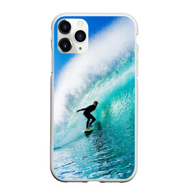 Чехол для iPhone 11 Pro матовый с принтом Океан в Екатеринбурге, Силикон |  | лето | море | океан | отдых | серфинг | синяя