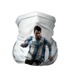 Бандана-труба 3D с принтом Leo Messi в Екатеринбурге, 100% полиэстер, ткань с особыми свойствами — Activecool | плотность 150‒180 г/м2; хорошо тянется, но сохраняет форму | barselona | messi | аргентина | барселона | месси | мяч | футбол
