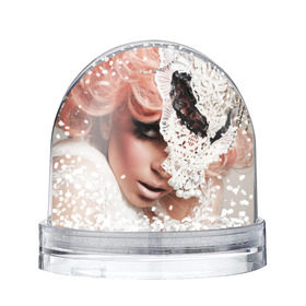 Снежный шар с принтом Lady Gaga в Екатеринбурге, Пластик | Изображение внутри шара печатается на глянцевой фотобумаге с двух сторон | lady gaga | звезда | знаменитость | леди гага | музыка | певица