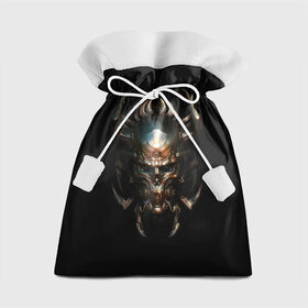 Подарочный 3D мешок с принтом Hardcorу Insanity в Екатеринбурге, 100% полиэстер | Размер: 29*39 см | dj | klub | music | дискотека | досуг | клуб | музыка | череп