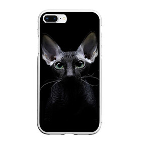 Чехол для iPhone 7Plus/8 Plus матовый с принтом Сфинкс 2 в Екатеринбурге, Силикон | Область печати: задняя сторона чехла, без боковых панелей | кот | котенок | котик | котэ | кошка | сфинкс