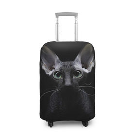 Чехол для чемодана 3D с принтом Сфинкс 2 в Екатеринбурге, 86% полиэфир, 14% спандекс | двустороннее нанесение принта, прорези для ручек и колес | кот | котенок | котик | котэ | кошка | сфинкс