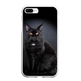 Чехол для iPhone 7Plus/8 Plus матовый с принтом Мейн-кун 3 в Екатеринбурге, Силикон | Область печати: задняя сторона чехла, без боковых панелей | кот | котенок | котик | котэ | кошка | мейн кун | мейнкун | мэйн кун | мэйнкун