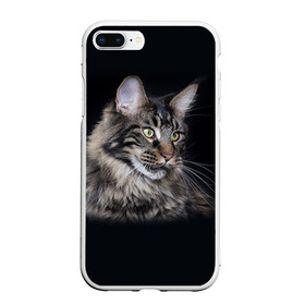 Чехол для iPhone 7Plus/8 Plus матовый с принтом Мейн-кун 5 в Екатеринбурге, Силикон | Область печати: задняя сторона чехла, без боковых панелей | кот | котенок | котик | котэ | кошка | мейн кун | мейнкун | мэйн кун | мэйнкун
