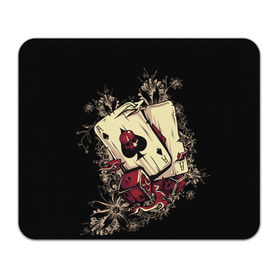 Коврик прямоугольный с принтом Карты дьявола в Екатеринбурге, натуральный каучук | размер 230 х 185 мм; запечатка лицевой стороны | карты | покер