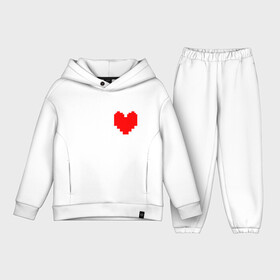 Детский костюм хлопок Oversize с принтом Undertale Heart в Екатеринбурге,  |  | heart | undertale | андертеил | сердце