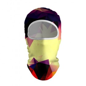 Балаклава 3D с принтом Polygoni в Екатеринбурге, 100% полиэстер, ткань с особыми свойствами — Activecool | плотность 150–180 г/м2; хорошо тянется, но при этом сохраняет форму. Закрывает шею, вокруг отверстия для глаз кайма. Единый размер | Тематика изображения на принте: полигоны | разноцветный | яркий