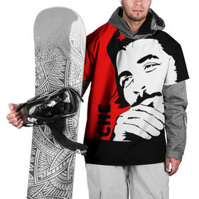 Накидка на куртку 3D с принтом Че Гевара в Екатеринбурге, 100% полиэстер |  | che | che guevara | comandante | revolution | viva | революция | че | чегевара