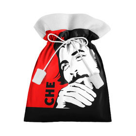 Подарочный 3D мешок с принтом Че Гевара в Екатеринбурге, 100% полиэстер | Размер: 29*39 см | che | che guevara | comandante | revolution | viva | революция | че | чегевара