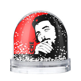 Снежный шар с принтом Че Гевара в Екатеринбурге, Пластик | Изображение внутри шара печатается на глянцевой фотобумаге с двух сторон | che | che guevara | comandante | revolution | viva | революция | че | чегевара