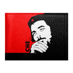 Обложка для студенческого билета с принтом Че Гевара в Екатеринбурге, натуральная кожа | Размер: 11*8 см; Печать на всей внешней стороне | che | che guevara | comandante | revolution | viva | революция | че | чегевара