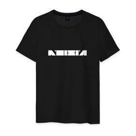 Мужская футболка хлопок с принтом Noisia в Екатеринбурге, 100% хлопок | прямой крой, круглый вырез горловины, длина до линии бедер, слегка спущенное плечо. | neurofunk | музыка