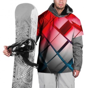 Накидка на куртку 3D с принтом Текстура в Екатеринбурге, 100% полиэстер |  | Тематика изображения на принте: кубы | объем