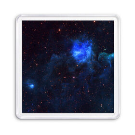 Магнит 55*55 с принтом Холодная туманность в Екатеринбурге, Пластик | Размер: 65*65 мм; Размер печати: 55*55 мм | вселенная | галактика | звёзды | космическое пространство | космос | созвездие