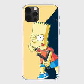 Чехол для iPhone 12 Pro Max с принтом Барт в Екатеринбурге, Силикон |  | simpsons | барт | гомер | мардж | симпсоны