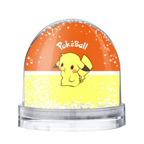 Снежный шар с принтом Pokeball в Екатеринбурге, Пластик | Изображение внутри шара печатается на глянцевой фотобумаге с двух сторон | pikachu | pokeboll | pokemon | пикачу | покеболл | покемон