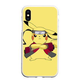 Чехол для iPhone XS Max матовый с принтом Pikachu в Екатеринбурге, Силикон | Область печати: задняя сторона чехла, без боковых панелей | pikachu | pokeboll | pokemon | пикачу | покеболл | покемон