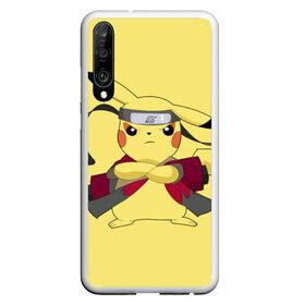 Чехол для Honor P30 с принтом Pikachu в Екатеринбурге, Силикон | Область печати: задняя сторона чехла, без боковых панелей | pikachu | pokeboll | pokemon | пикачу | покеболл | покемон