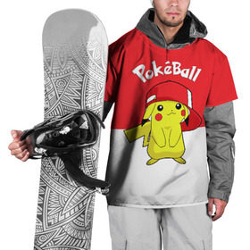 Накидка на куртку 3D с принтом Pokeball в Екатеринбурге, 100% полиэстер |  | Тематика изображения на принте: pikachu | pokeboll | pokemon | пикачу | покеболл | покемон