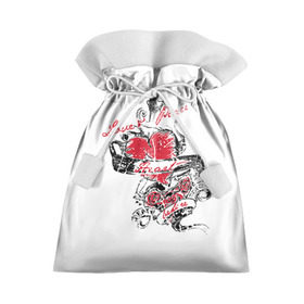 Подарочный 3D мешок с принтом Рок сердца 6 в Екатеринбурге, 100% полиэстер | Размер: 29*39 см | heart | tattoo | разбитое | сердечко | сердце | тату | татушка