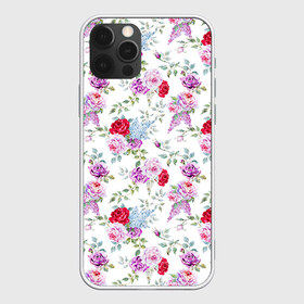 Чехол для iPhone 12 Pro Max с принтом Цветы и бабочки 8 в Екатеринбурге, Силикон |  | Тематика изображения на принте: акварель | бабочка | нежный | рисунок | роза | сирень | цветочек | цветочный | цветы