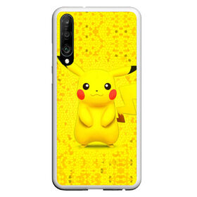 Чехол для Honor P30 с принтом Pikachu в Екатеринбурге, Силикон | Область печати: задняя сторона чехла, без боковых панелей | pikachu | pokeboll | pokemon | пикачу | покеболл | покемон