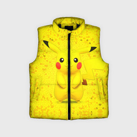 Детский жилет утепленный 3D с принтом Pikachu в Екатеринбурге,  |  | pikachu | pokeboll | pokemon | пикачу | покеболл | покемон