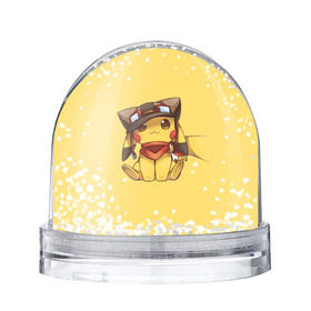 Снежный шар с принтом Pikachu в Екатеринбурге, Пластик | Изображение внутри шара печатается на глянцевой фотобумаге с двух сторон | pikachu | pokeball | pokemon | пикачу | покеболл | покемон