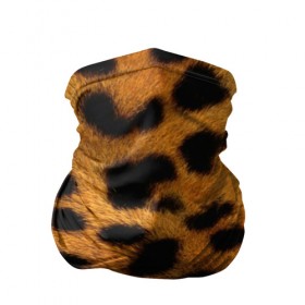 Бандана-труба 3D с принтом Леопард в Екатеринбурге, 100% полиэстер, ткань с особыми свойствами — Activecool | плотность 150‒180 г/м2; хорошо тянется, но сохраняет форму | леопард | пятна | шерсть