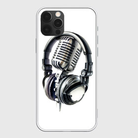 Чехол для iPhone 12 Pro Max с принтом Диджей в Екатеринбурге, Силикон |  | dj | klub | music | диджей | клуб | микрофон | музыка | наушники