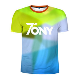 Мужская футболка 3D спортивная с принтом TonyCreative 9 в Екатеринбурге, 100% полиэстер с улучшенными характеристиками | приталенный силуэт, круглая горловина, широкие плечи, сужается к линии бедра | minecraft | teamcrtv | tony | tony creative | tonycreative | yotube | блоггер | блогер | майнкрафт | тони | тони креатив | ютуб | ютьюб