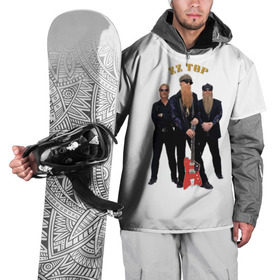 Накидка на куртку 3D с принтом ZZ TOP в Екатеринбурге, 100% полиэстер |  | Тематика изображения на принте: blues | rock | zz top | блюз | зизи топ | музыка | рок