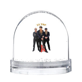 Снежный шар с принтом ZZ TOP в Екатеринбурге, Пластик | Изображение внутри шара печатается на глянцевой фотобумаге с двух сторон | blues | rock | zz top | блюз | зизи топ | музыка | рок