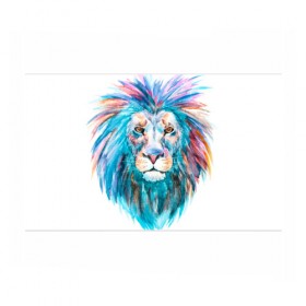 Бумага для упаковки 3D с принтом Живописный лев в Екатеринбурге, пластик и полированная сталь | круглая форма, металлическое крепление в виде кольца | lion | грива | дикая кошка | добыча | животное | зверь | искусство | картина | клыки | когти | король джунглей | лев | макет | мясо | набросок | портрет | хищник | царь зверей | эскиз