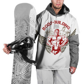 Накидка на куртку 3D с принтом Body-building в Екатеринбурге, 100% полиэстер |  | Тематика изображения на принте: gym | power | бодибилдинг | культуризм | сила | спорт | фитнес | штанга