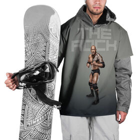 Накидка на куртку 3D с принтом The Rock WWE в Екатеринбурге, 100% полиэстер |  | Тематика изображения на принте: dwayne johnson | the rock | wwe | рестлинг | спорт