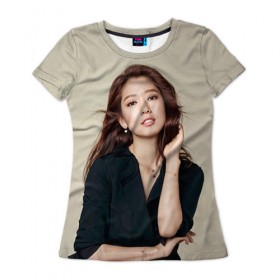 Женская футболка 3D с принтом Song Hye Kyo в Екатеринбурге, 100% полиэфир ( синтетическое хлопкоподобное полотно) | прямой крой, круглый вырез горловины, длина до линии бедер | дорама
