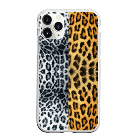 Чехол для iPhone 11 Pro Max матовый с принтом Леопард Снежный Барс в Екатеринбурге, Силикон |  | Тематика изображения на принте: textures | барс | животное | леопард | пятна | снежный | текстура | чёрное с белым