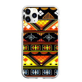 Чехол для iPhone 11 Pro матовый с принтом Element ethnic в Екатеринбурге, Силикон |  | орнамент | полосы | этно