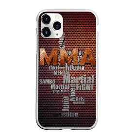 Чехол для iPhone 11 Pro матовый с принтом MMA в Екатеринбурге, Силикон |  | judo | mixed | mma | sambo | wrestling