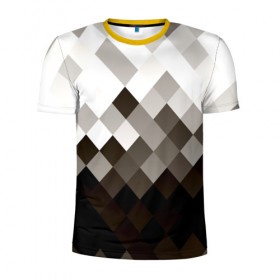 Мужская футболка 3D спортивная с принтом Pattern в Екатеринбурге, 100% полиэстер с улучшенными характеристиками | приталенный силуэт, круглая горловина, широкие плечи, сужается к линии бедра | 