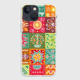 Чехол для iPhone 13 mini с принтом Гвинея Бисау в Екатеринбурге,  |  | африка | паттерн | разноцветный | этно | яркий