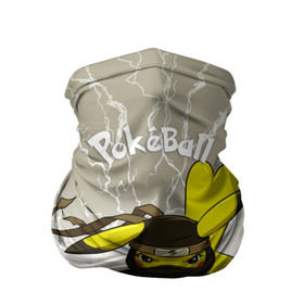 Бандана-труба 3D с принтом Pikachu в Екатеринбурге, 100% полиэстер, ткань с особыми свойствами — Activecool | плотность 150‒180 г/м2; хорошо тянется, но сохраняет форму | pikachu | pokeball | pokemon | пикачу | покеболл | покемон