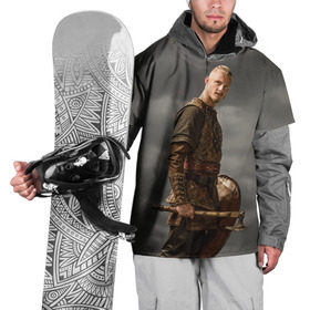 Накидка на куртку 3D с принтом Бьёрн в Екатеринбурге, 100% полиэстер |  | викинги