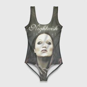 Купальник-боди 3D с принтом Тарья Турунен Nightwish в Екатеринбурге, 82% полиэстер, 18% эластан | Круглая горловина, круглый вырез на спине | nightwish | металл | музыка | рок | тарья турунен