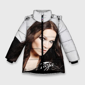 Зимняя куртка для девочек 3D с принтом Tarja Turunen Nightwish в Екатеринбурге, ткань верха — 100% полиэстер; подклад — 100% полиэстер, утеплитель — 100% полиэстер. | длина ниже бедра, удлиненная спинка, воротник стойка и отстегивающийся капюшон. Есть боковые карманы с листочкой на кнопках, утяжки по низу изделия и внутренний карман на молнии. 

Предусмотрены светоотражающий принт на спинке, радужный светоотражающий элемент на пуллере молнии и на резинке для утяжки. | nightwish | металл | музыка | рок | тарья турунен